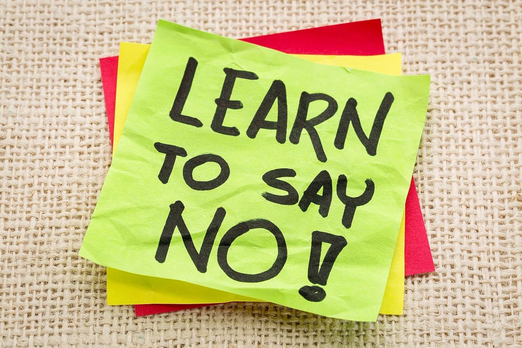 Learn How to Say No and Set Boundaries